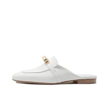 HERMES Oz Slip Resistant Closed Toe Slippers Women's White