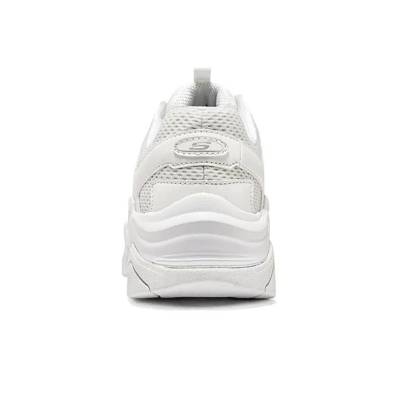 Skechers Stamina V3 Mecha Shoes 3 Anti Slip Wear Resistant Low Top Chunky Sneakers Men's White-4