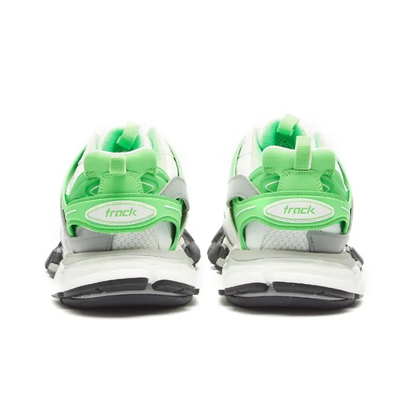 Balenciaga Track Sneaker 'Grey Fluo Green'-4