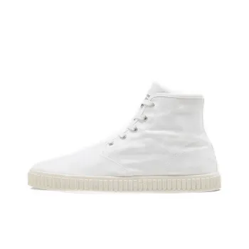 Maison Margiela Slip Resistant High Top Canvas Shoes Men's White