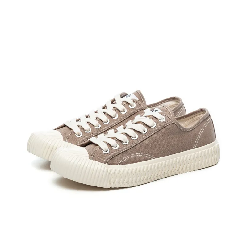Excelsior Canvas Shoes Unisex Low-Top Light Beige Gray-1