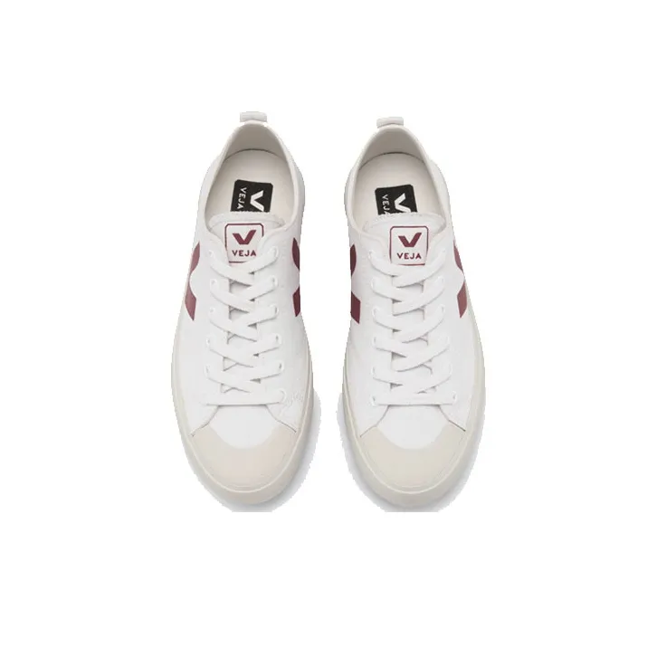 VEJA Nova Canvas 'White Marsala'-3