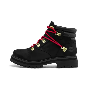 Timberland Holiday Luxe Waterproof Boot 'Black Nubuck Red' Women's