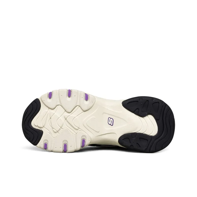 Skechers D'Lites Low Top Daddy Shoes Blue/Purple Women's-4