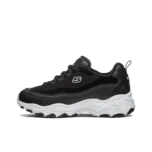 Skechers Encore Chunky Sneakers Women's Low-Top Black/White