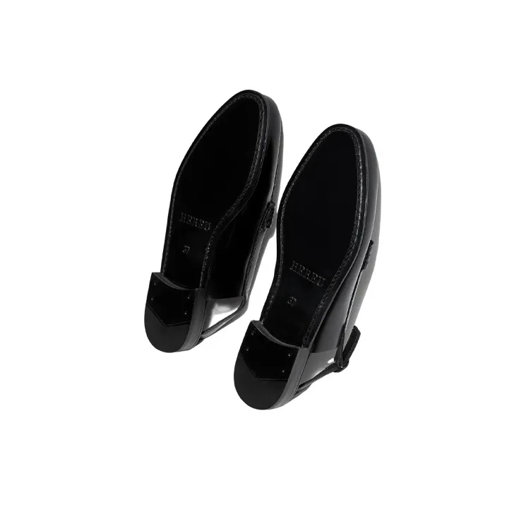 Hereu Roqueta Leather Slingback Loafers-4