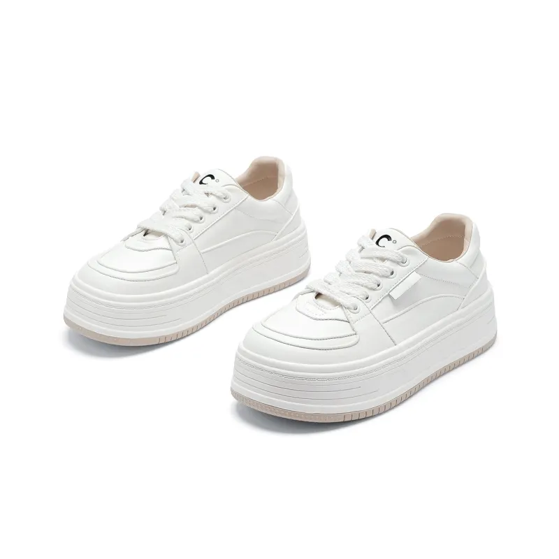 C°BANNER Low Top Skateboard Shoes Women's Light Coffee-2