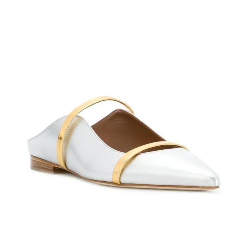 Malone Souliers Maureene Pointed Ballerina Shoes-1