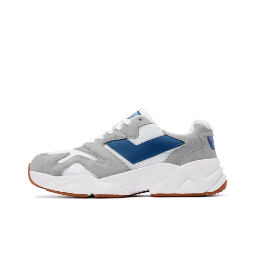 Pony Modern-2 Chunky Sneakers Unisex Low-Top Gray Blue