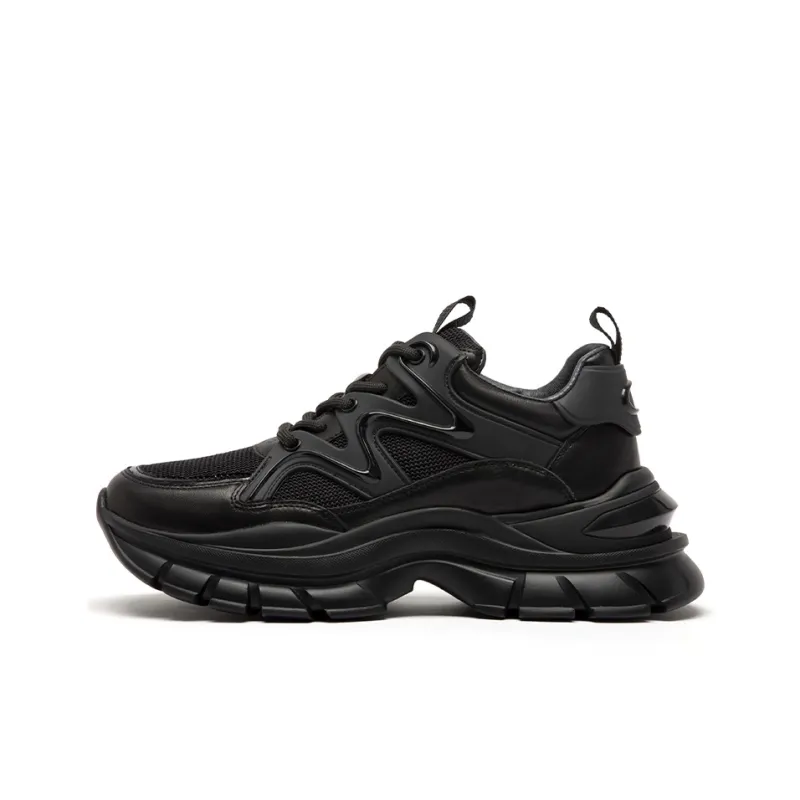 PACO GIL Low-Top Chunky Sneakers Women's Black-0