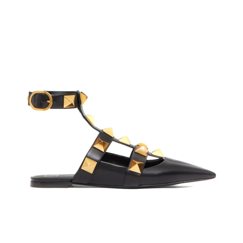 Valentino Garavani Roman Stud Ballet Flats-1