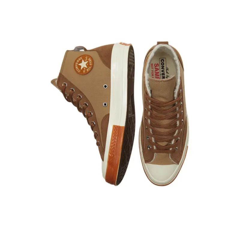 Chuck 70 Converse High 'Lined Colorblock Nomad Khaki Gum'-3