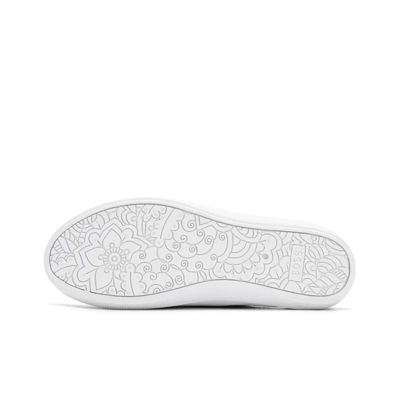 Skechers Canvas Shoes White Women's-4
