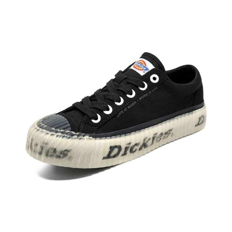 Dickies Canvas Shoes Unisex Low-Top Black-1