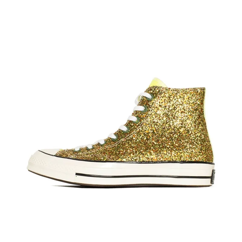Converse Chuck Taylor All Star 70 Hi Jw Anderson Glitter Gold Silver-0