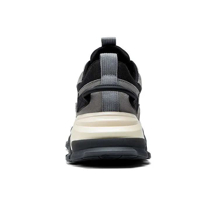 Jeep Wear Resistant Low Top Chunky Sneakers Men's Gray-4