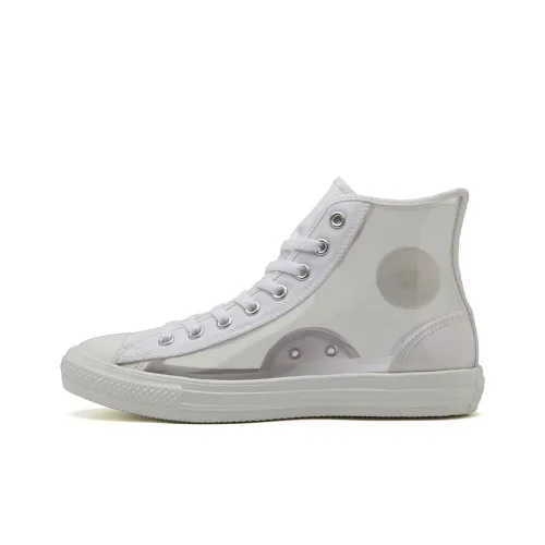 Converse Chuck Taylor All Star Canvas Shoes Unisex High-Top White Transparent