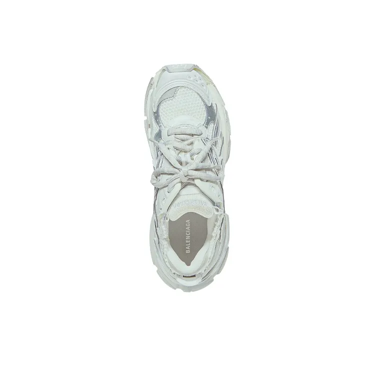 Balenciaga Runner White Grey Silver Women's-3