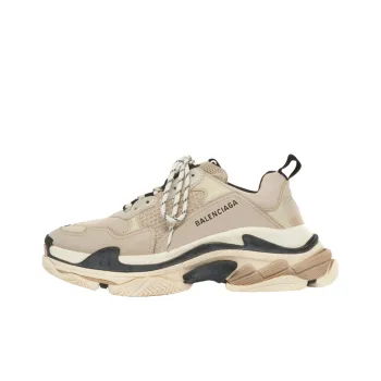 Balenciaga Triple S Daddy Shoes Beige/Black Women's