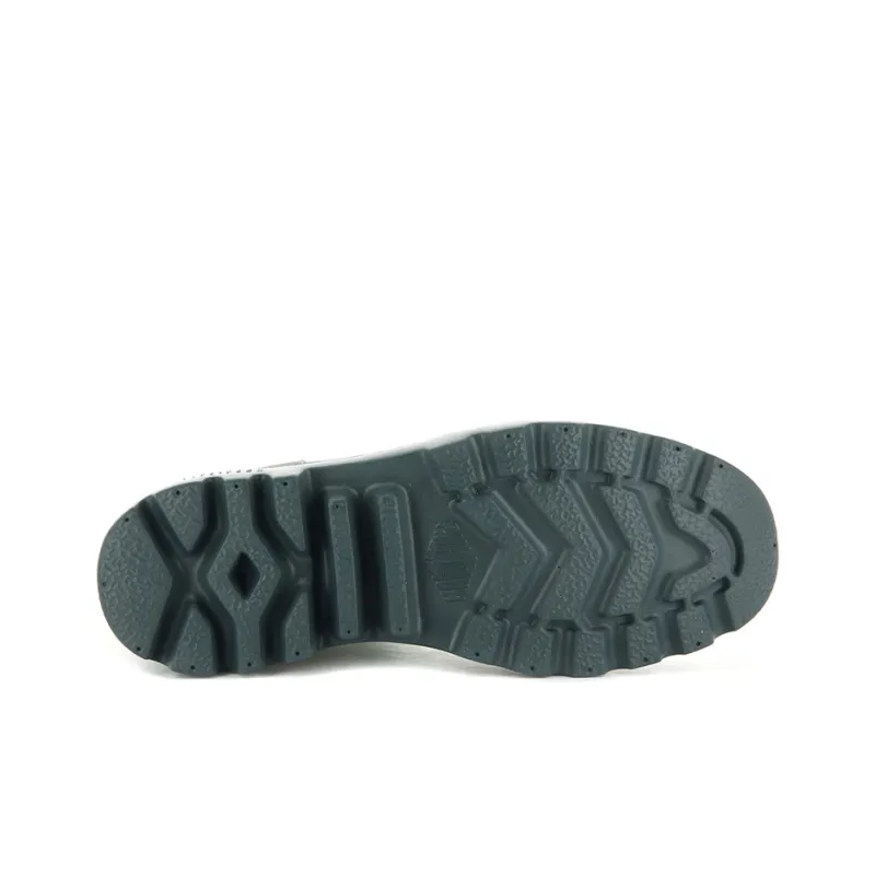 Palladium Pampa Canvas Shoes Unisex High Top Slate Gray-5