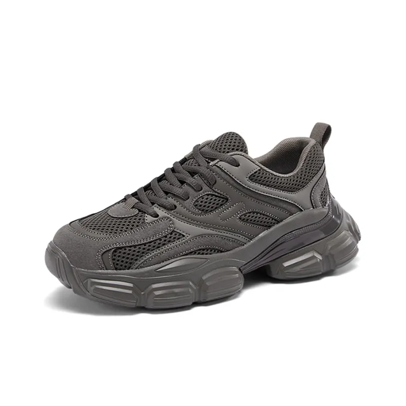 DAPHNE Chunky Sneakers Women's Low Top Black/White/Coffee-1