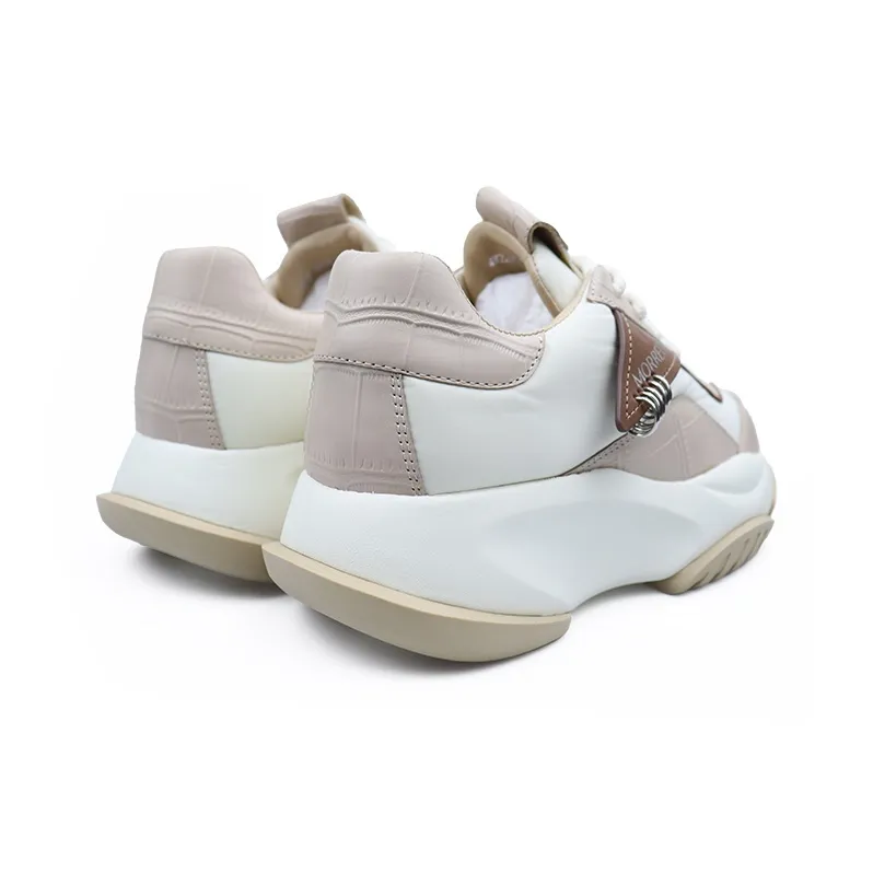 MORRELL MAXIE Chunky Sneakers Women's Low-Top Apricot-2