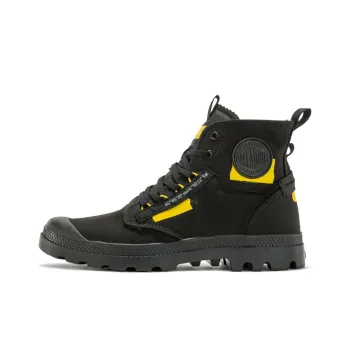 Palladium Pampa Anti Slip And Wear Resistant Breathable High Top Canvas Shoes Unisex Black
