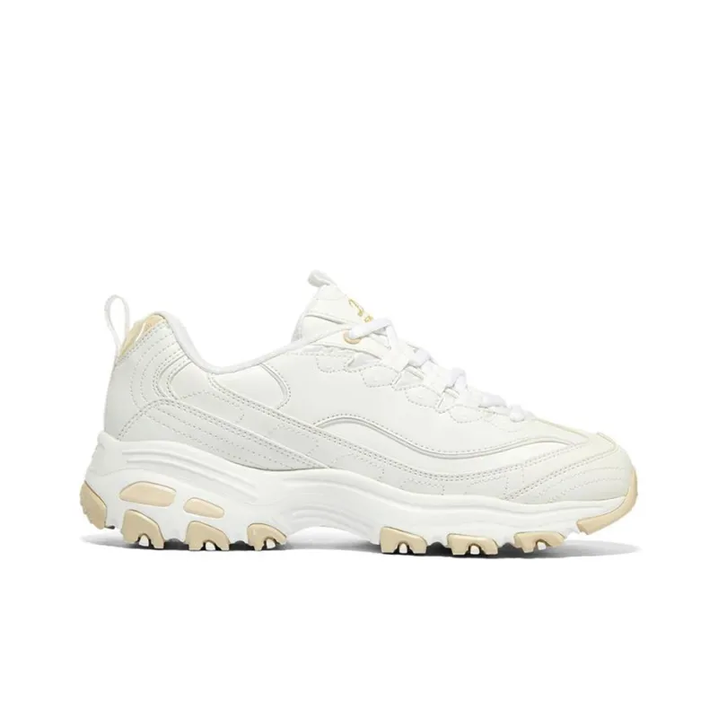 Skechers D'Lites 1.0 'White Yellow' Women's-1
