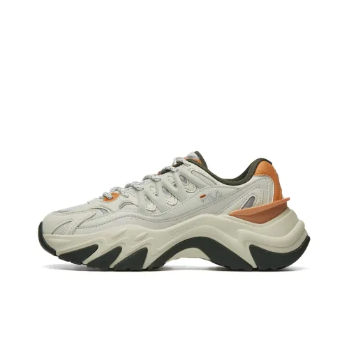 FILA FUSION Fishbone Chunky Sneakers Women's Low-Top Gray