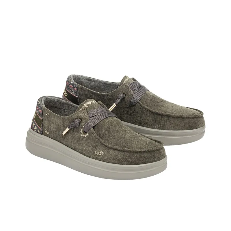 Heydude Casual Shoes Women's Dull Cyan-2