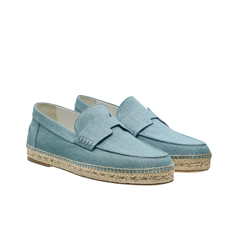HERMES Espadrilles Women's Blue-2