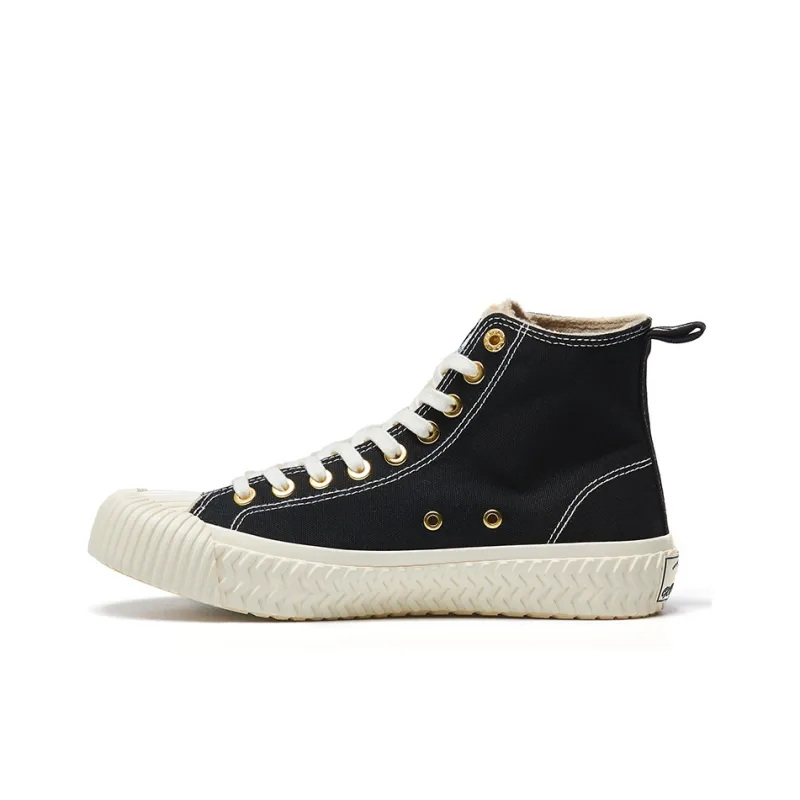 Excelsior Canvas Shoes Unisex High Top Classic Black-3