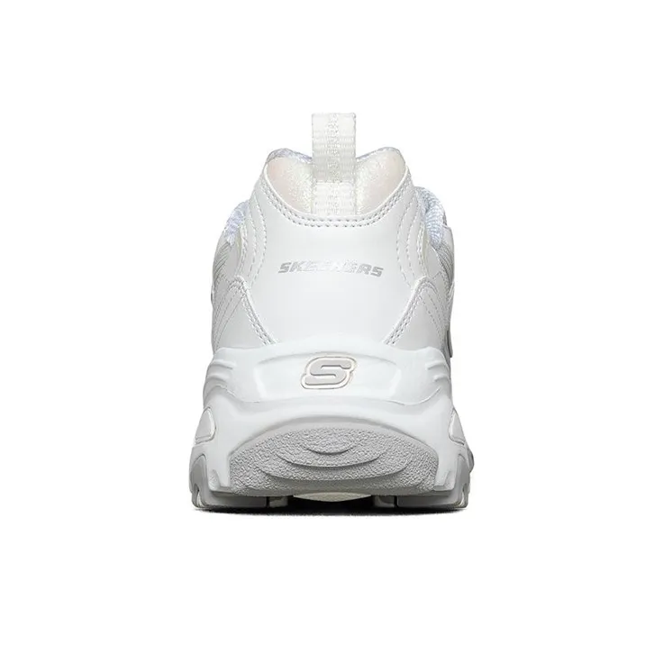 Skechers D'Lites 1.0 Low Top Running Shoes White/Multi Women's-3