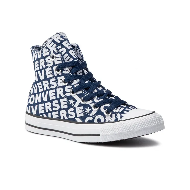 Converse Chuck Taylor All Star High 'Navy Wordmark'-2
