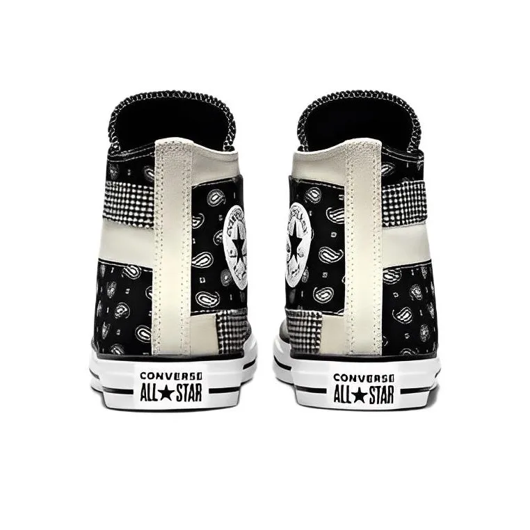 Converse Chuck Taylor All Star High Top Hacked Patterns 'Black Paisley'-3