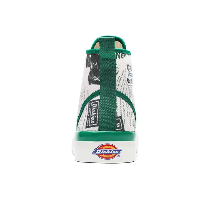 Dickies Canvas Shoes Unisex High Top Green-3