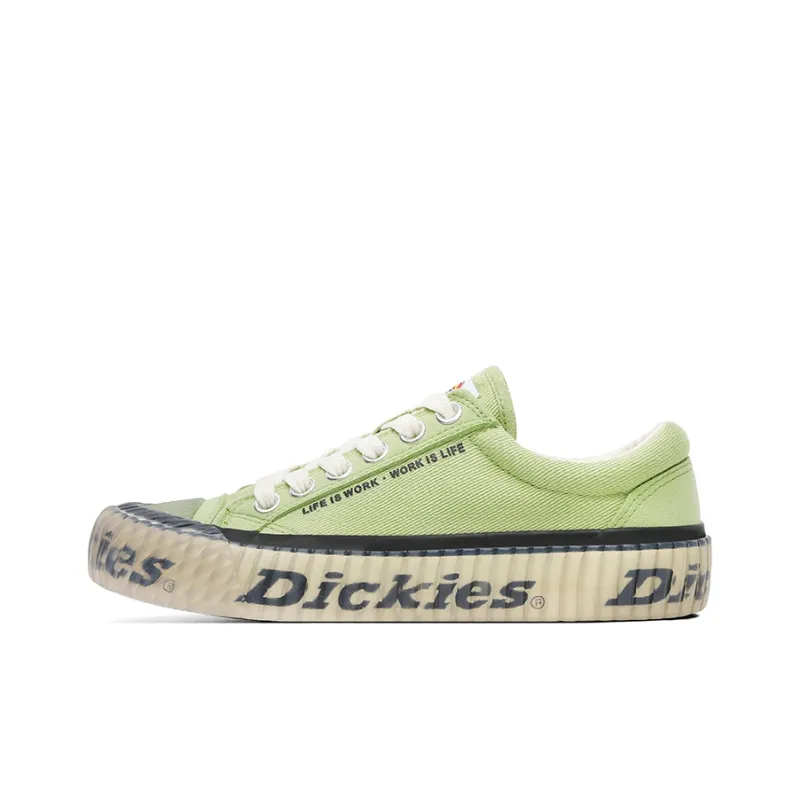 Dickies Canvas Shoes Unisex Low Top Vanilla Green-0