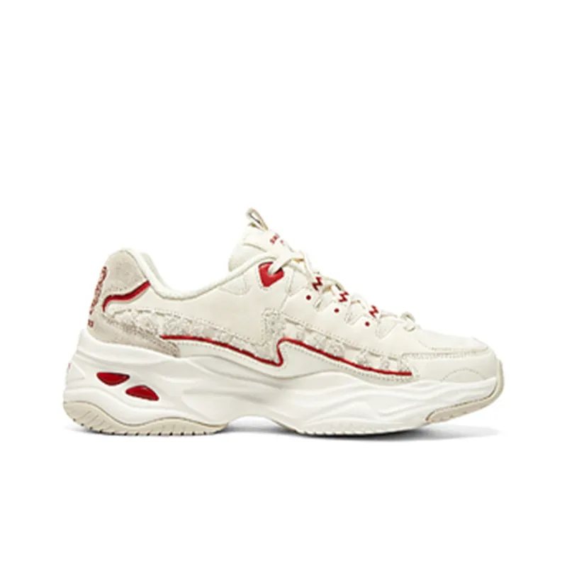 Skechers D'Lites 'White Red' Women's-1
