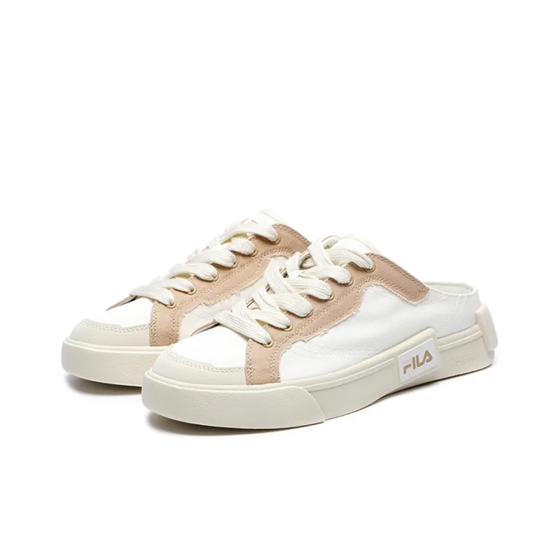 FILA FUSION Pop Mule Skate Shoes 'White Beige'-1