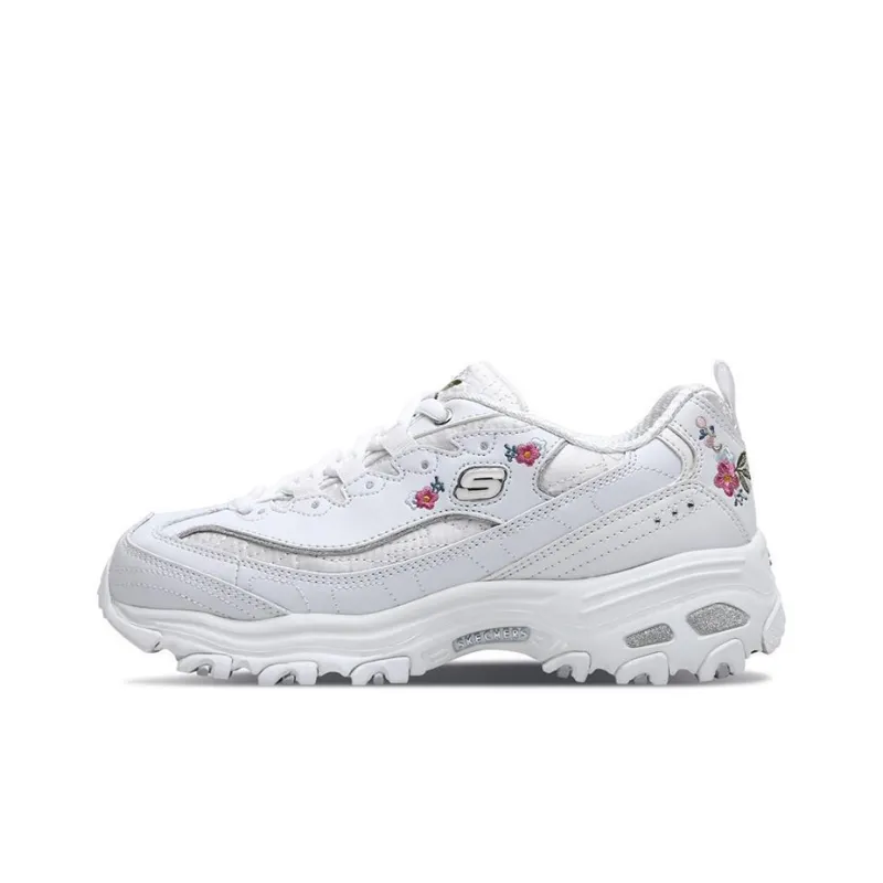 Skechers D'lites 1.0 Gs White Women's-0