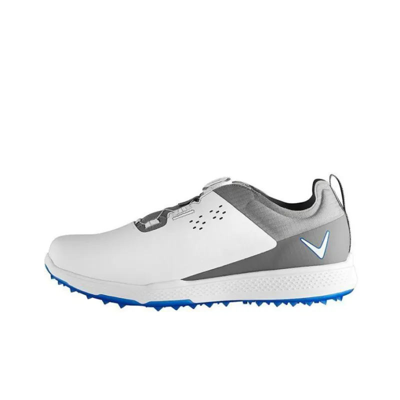 Callaway Cushioning Low-Top Golf Shoes Men's White Gray-0