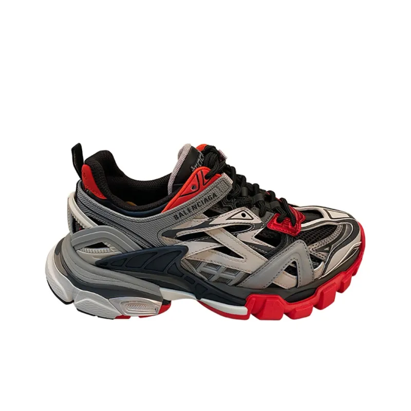 Balenciaga Track.2 Trainer 'Black Grey Red' Women's-1
