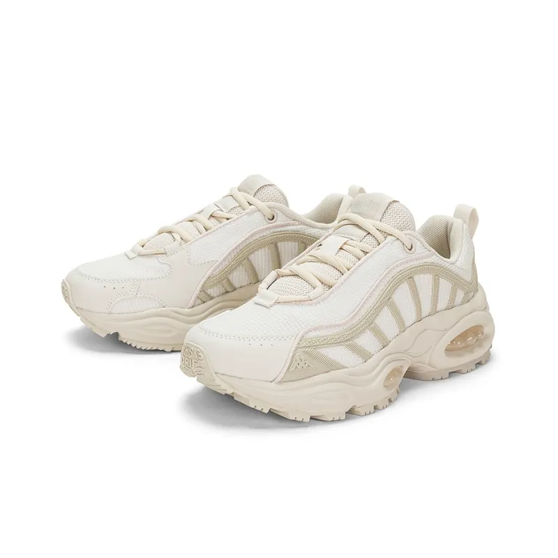 Kappa Anti-Slip Wear-Resistant Low-Top Chunky Sneakers Unisex Gray-3