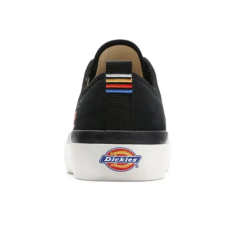 Dickies Canvas Shoes Men Low Top Black/White/Green-3