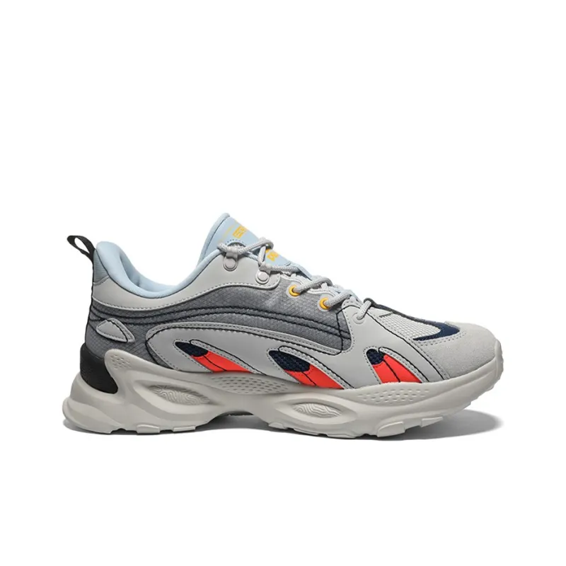PEAK Chunky Sneakers Men Low Top Cloud Gray-1