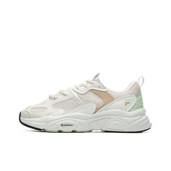 FILA Mars 2 Low Top Daddy Shoes For White/Pink Women's