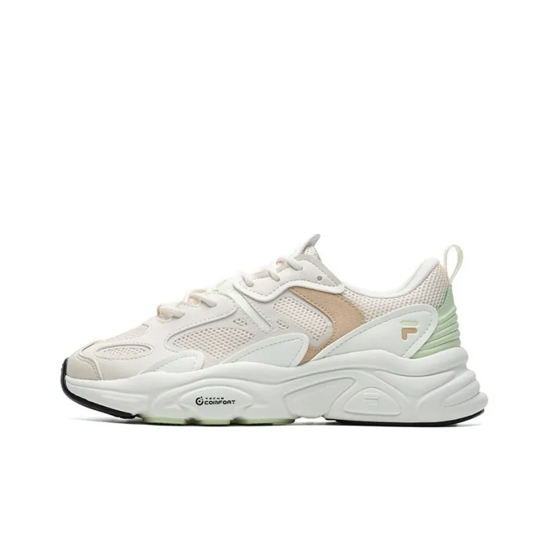 FILA Mars 2 Low Top Daddy Shoes For White/Pink Women's-0
