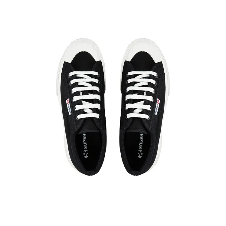 SUPERGA Low Top Canvas Shoes Women's Black-3