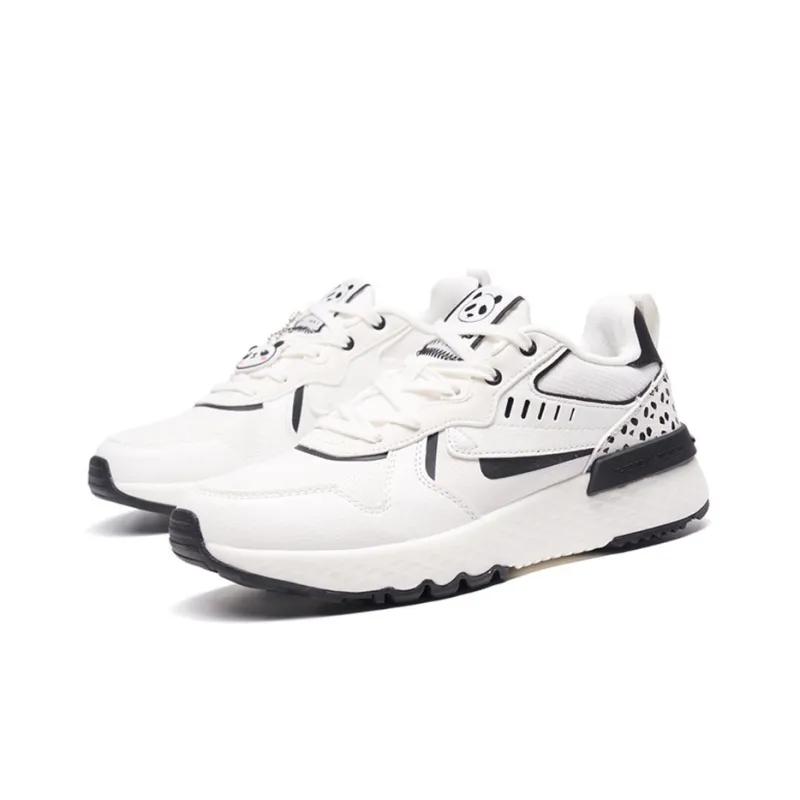 XTEP Light Year 1.0 Chunky Sneakers Women's Low Top White/Black-1