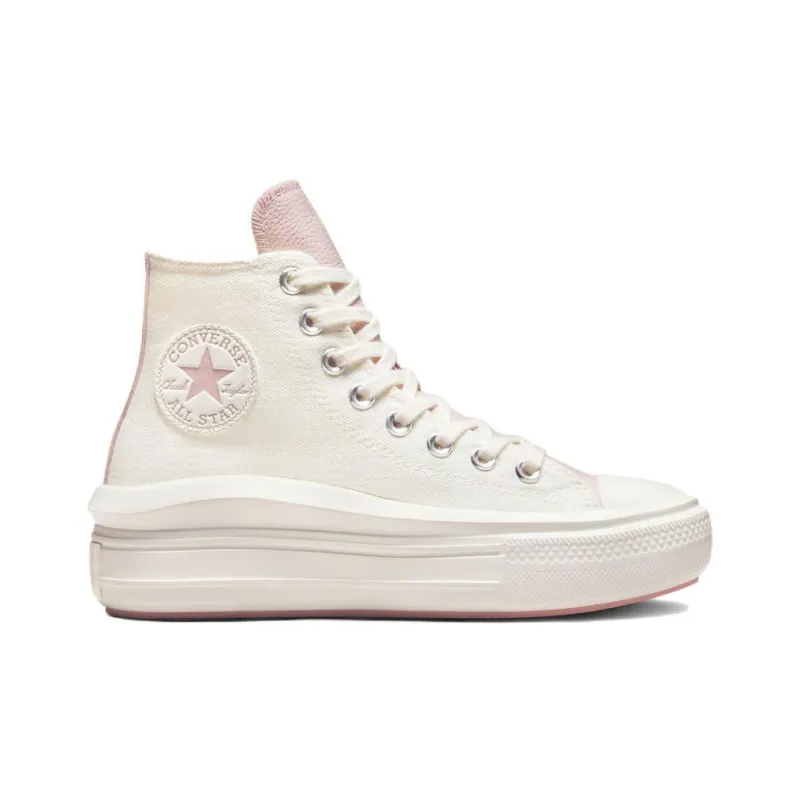Converse Chuck Taylor All Star Move Platform Tonal Materials Egret Rust Pink Women's-1